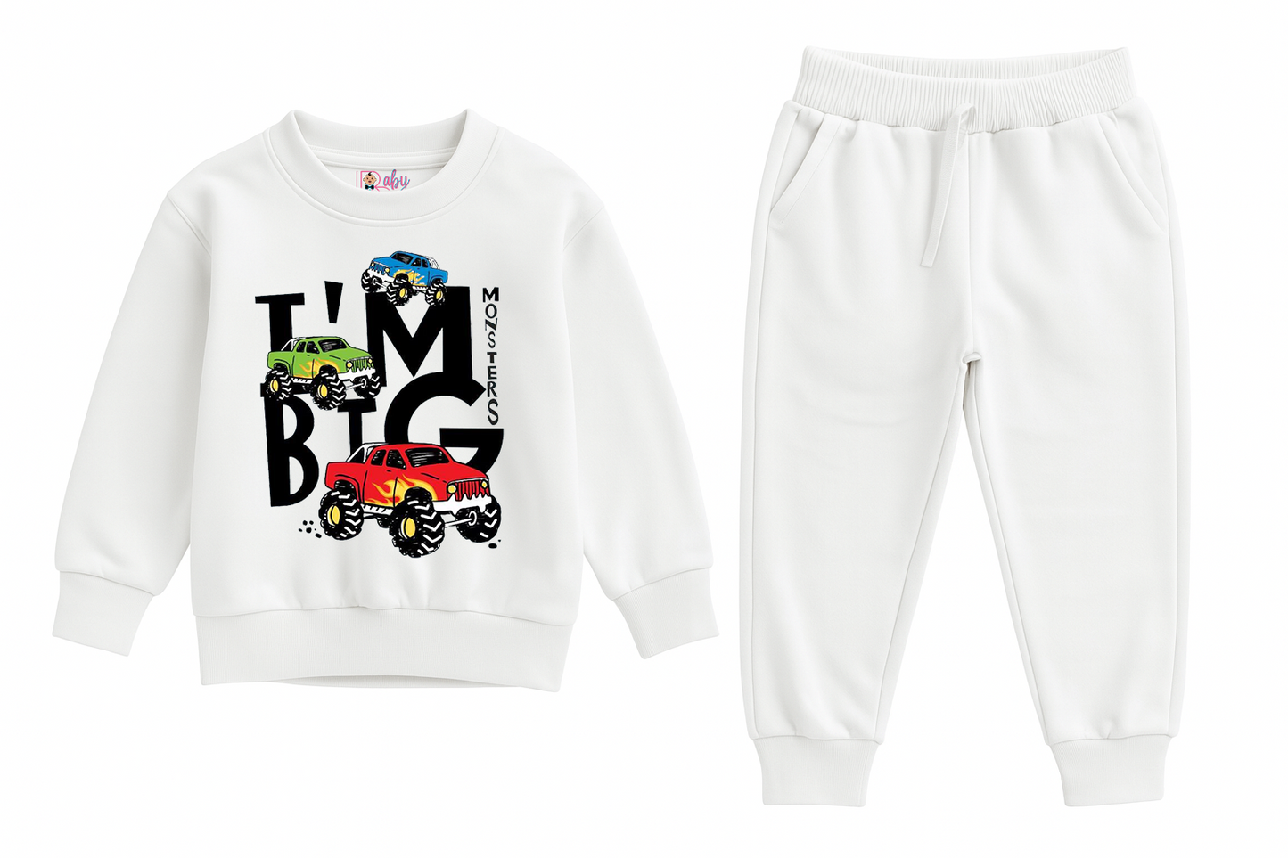 I’m Big Monster Sweatshirt & Jogger Set