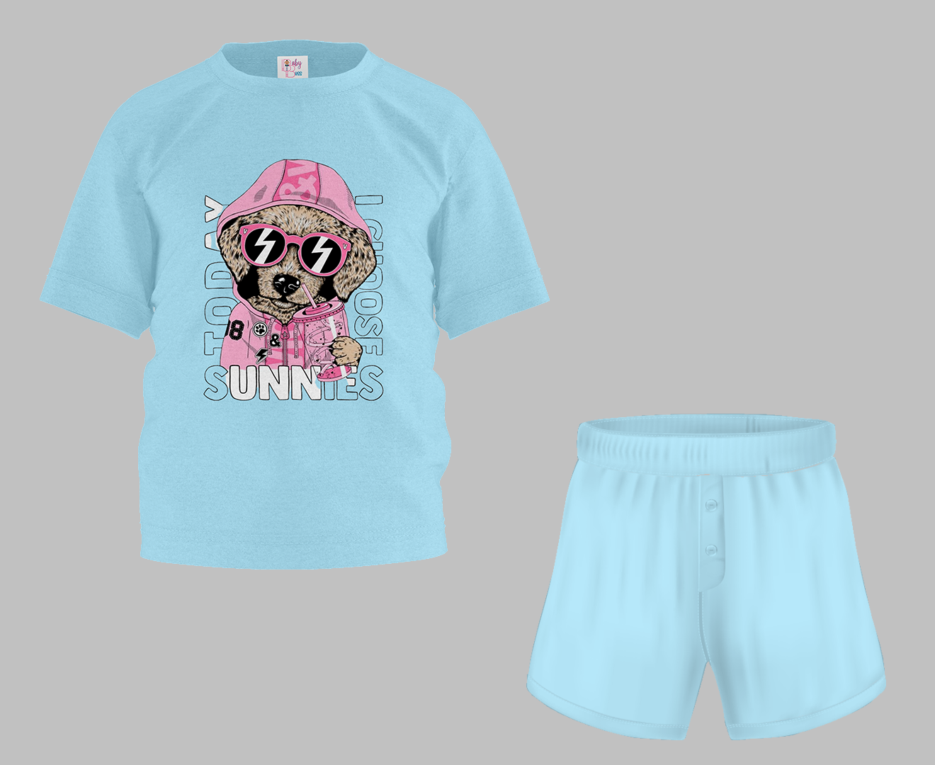 Sunnies Half Sleeve T-Shirt & Short Set